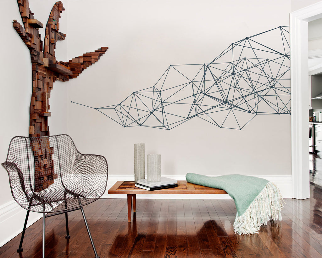 Geometric Wall Decal: Abstract Minimalist Art