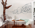 Geometric Wall Decal: Abstract Minimalist Art