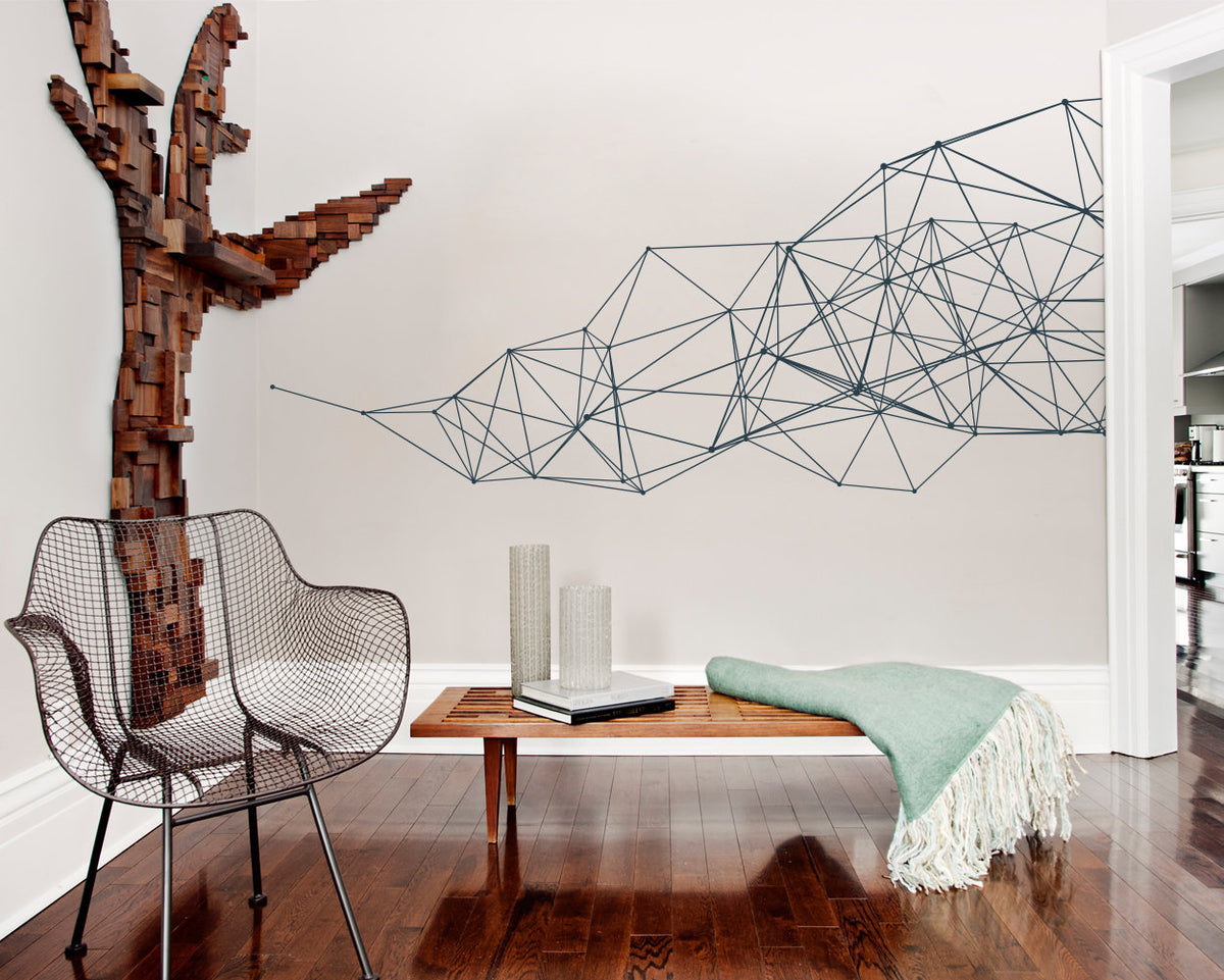 Geometric Wall Decal: Abstract Minimalist Art