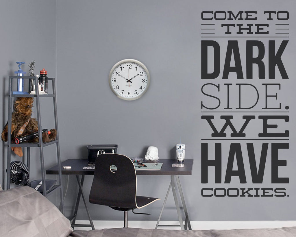 Dark Side Cookies Wall Decal: Office & Home Decor