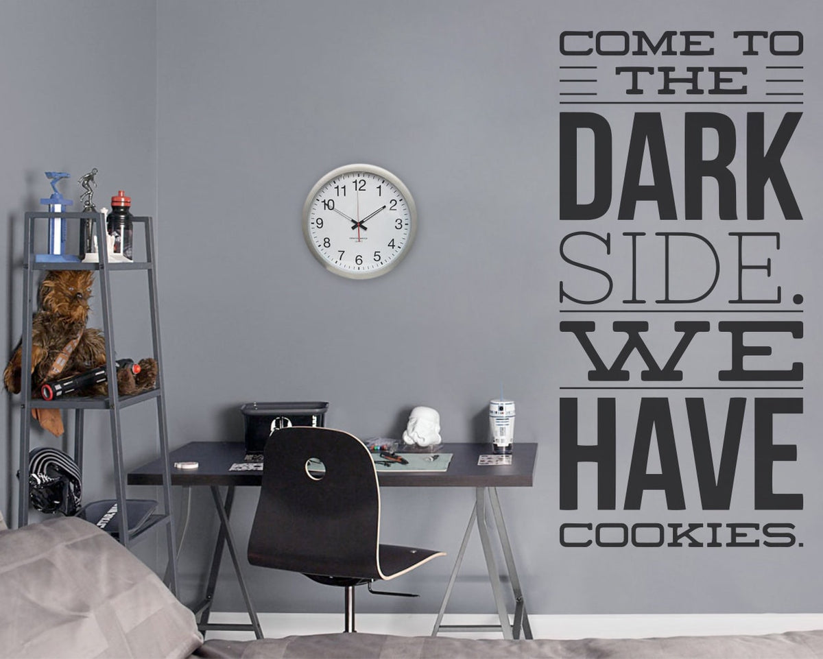 Dark Side Cookies Wall Decal: Office & Home Decor