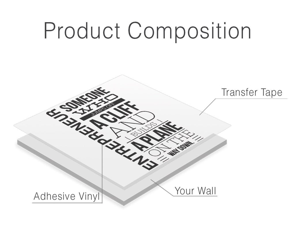 Entrepreneur Office Wall Decal: Motivational Quote Art