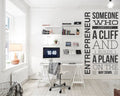 Entrepreneur Office Wall Decal: Motivational Quote Art