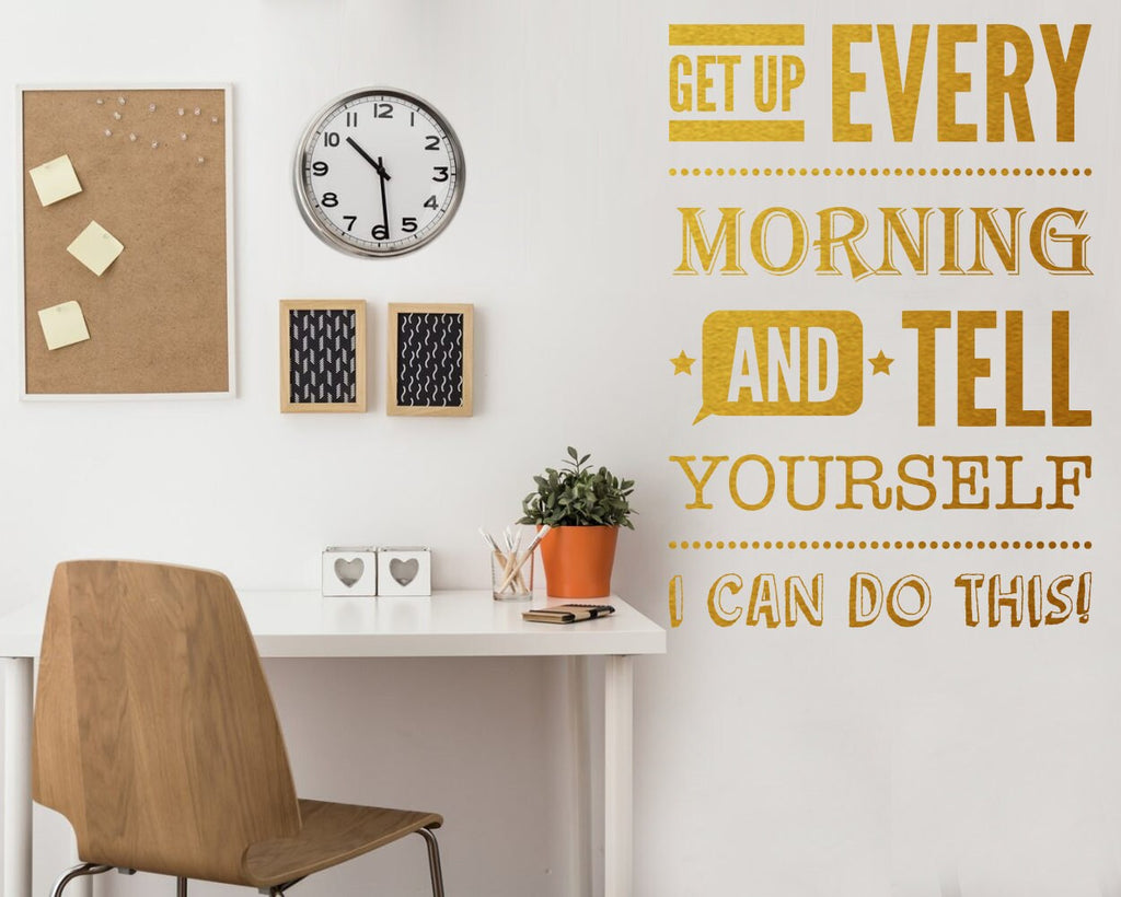 I Can Do This Wall Decal - Motivational Office Decor