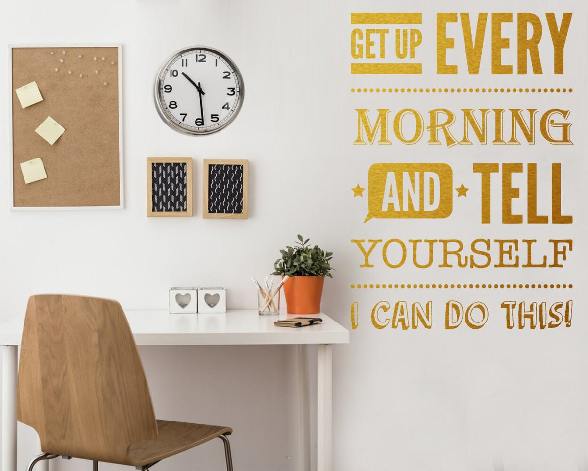 I Can Do This Wall Decal - Motivational Office Decor