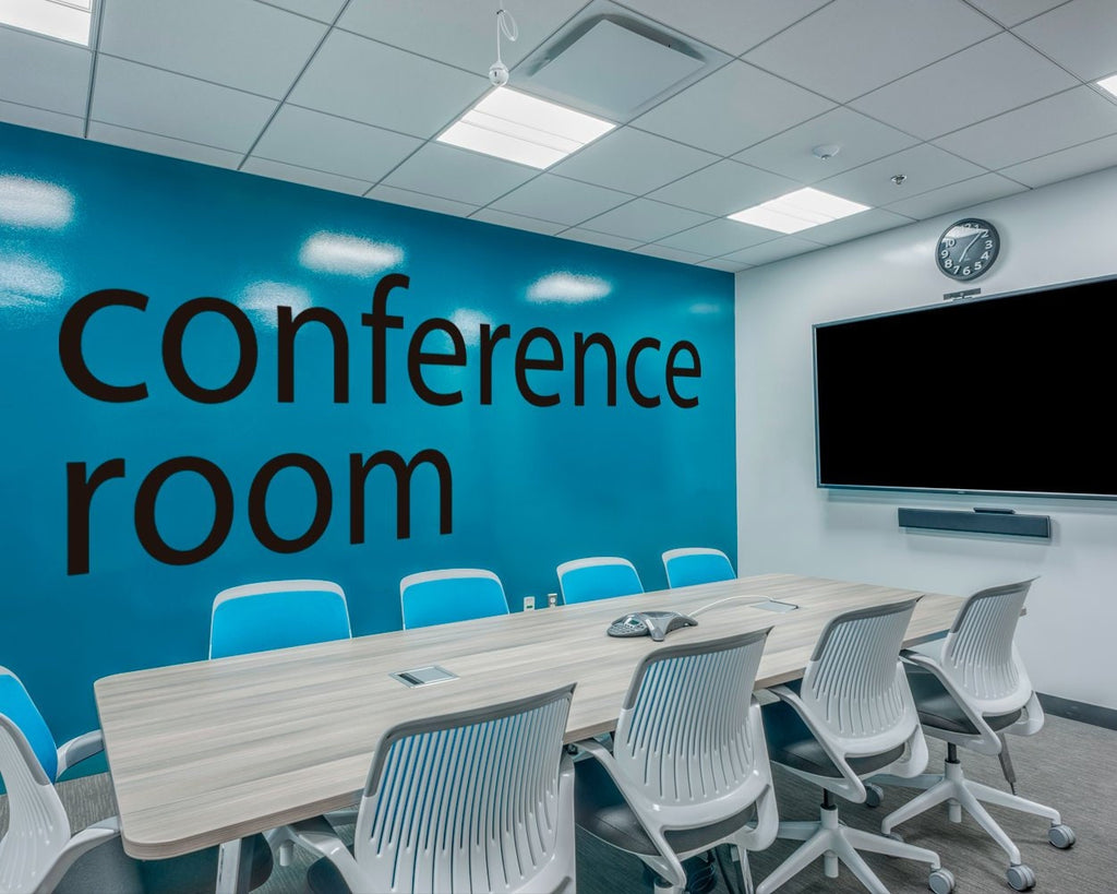 Conference Room Vinyl Wall Decal: Modern Office Decor