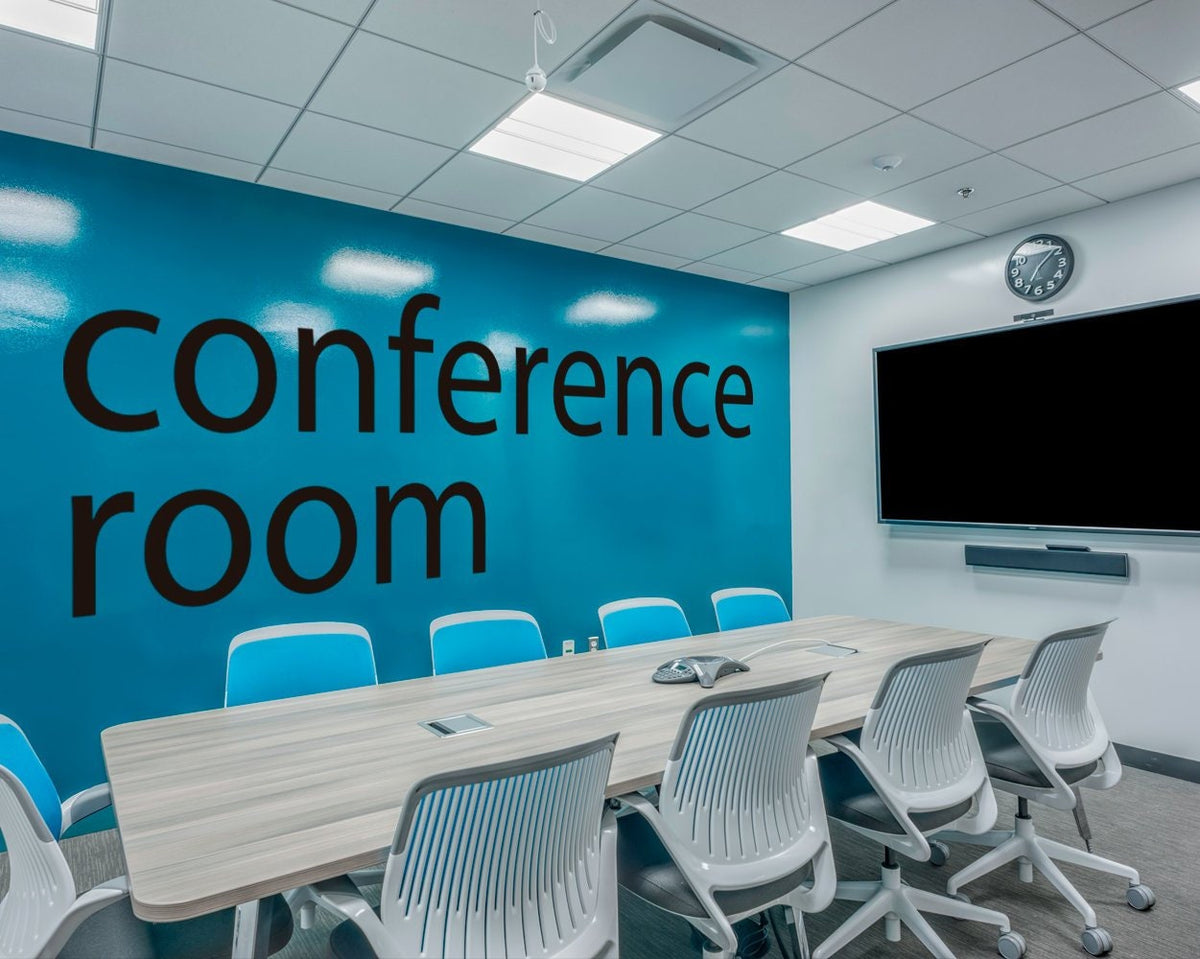 Conference Room Vinyl Wall Decal: Modern Office Decor