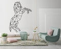 Geometric Horse Wall Decal: Animal Outline Art