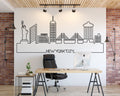 New York City Skyline Wall Decal: Modern Home Decor