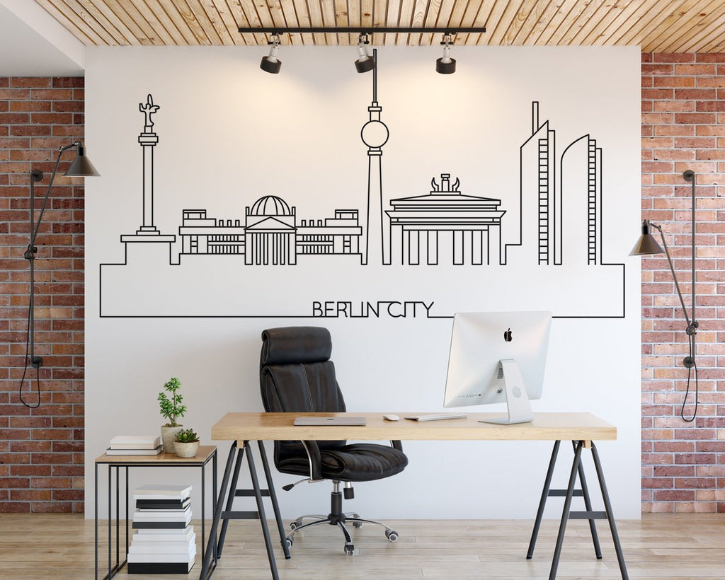 Berlin Skyline Wall Decal: Cityscape Home Decor