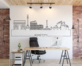 Rome Skyline Wall Decal: Cityscape Home Decor