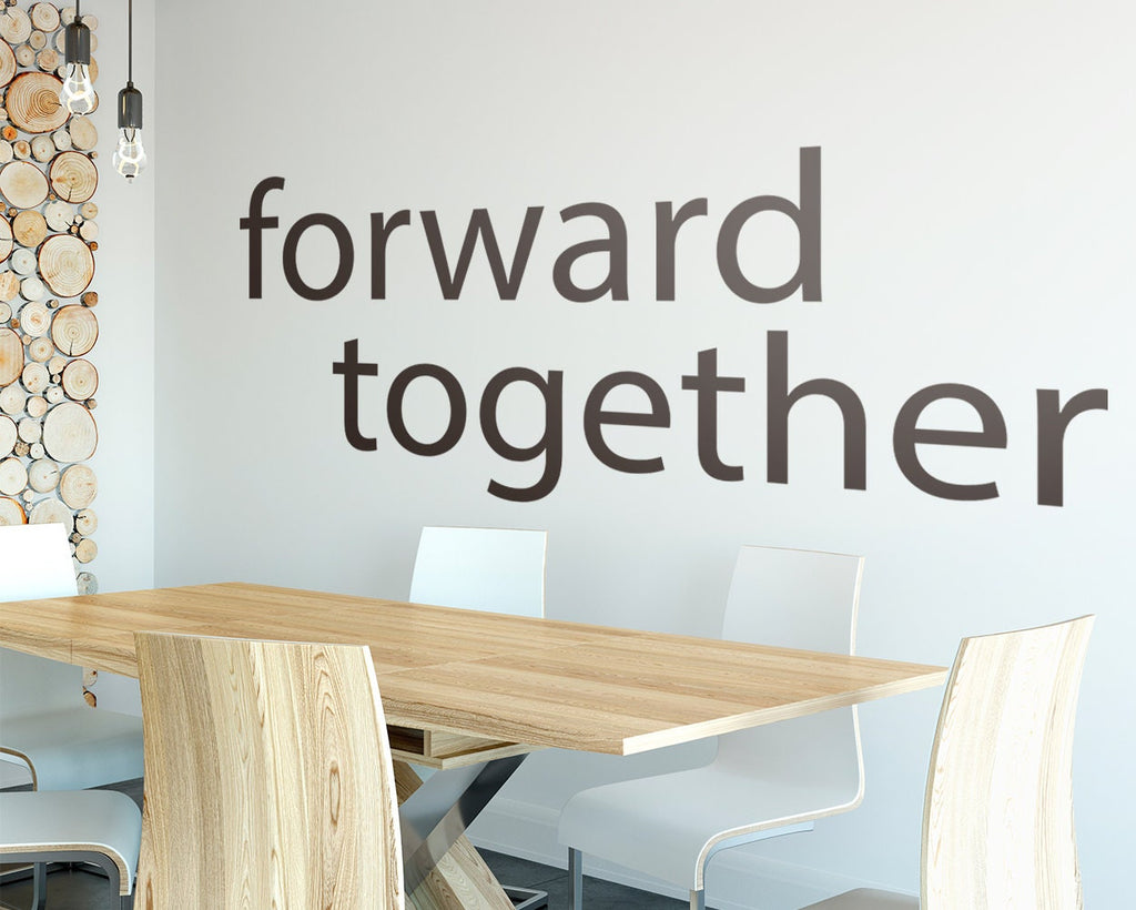 Motivational Office Wall Decal: Inspiring Teamwork Quote