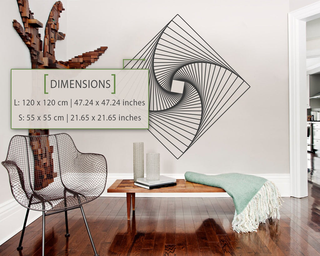 Geometric Wall Decal: Mid Century Modern Art Stickers