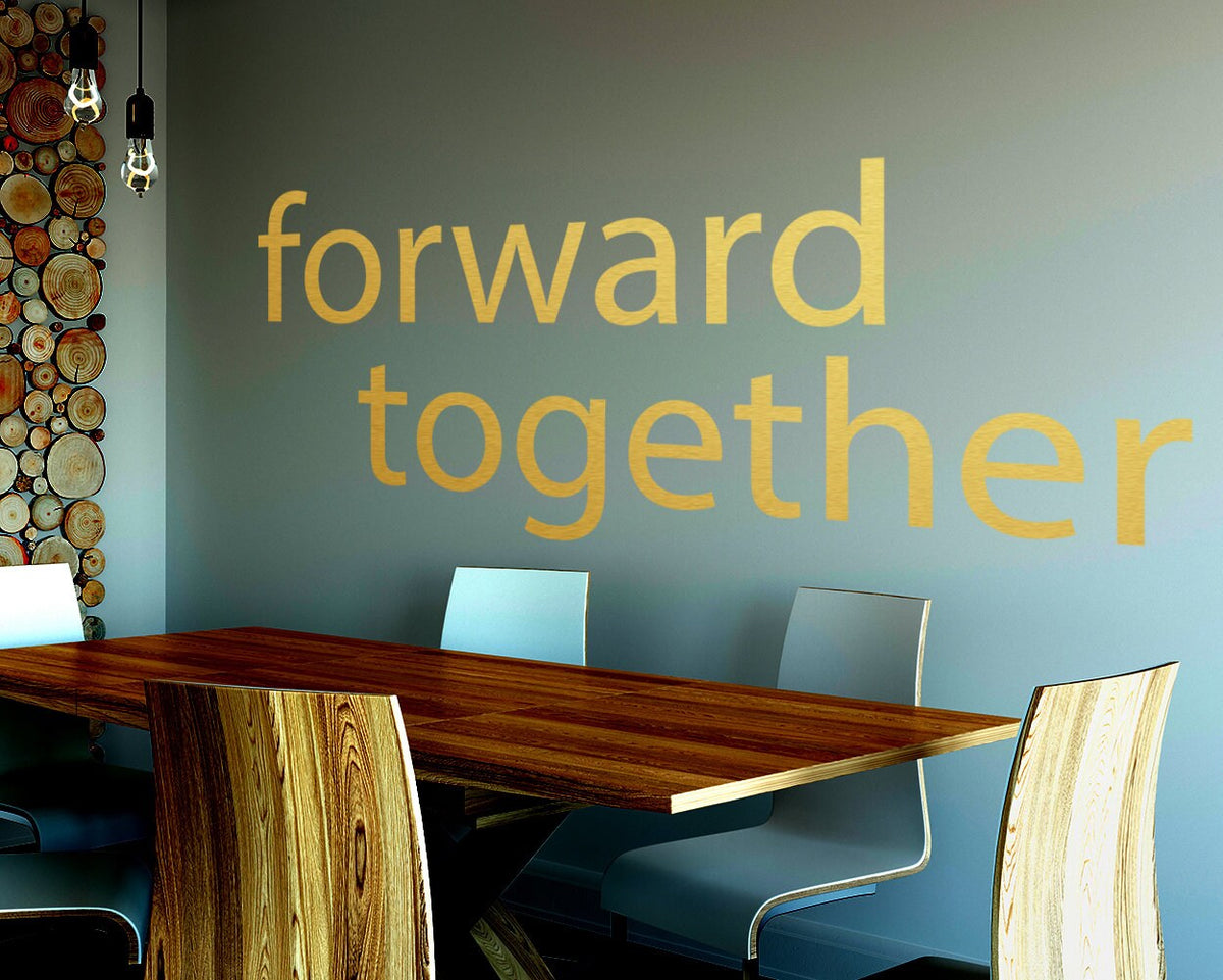 Motivational Office Wall Decal: Inspiring Teamwork Quote