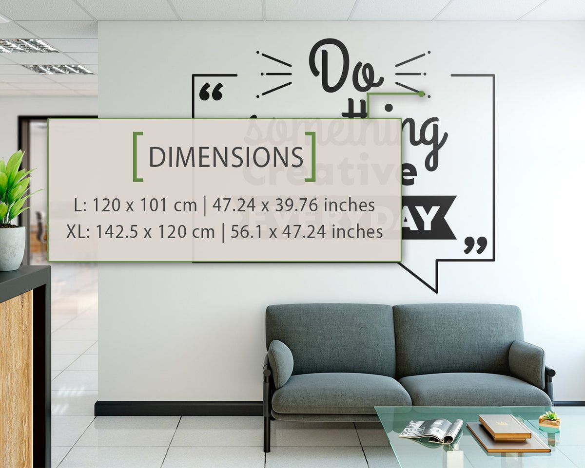 Motivational Office Wall Decal: 'Create' Inspiring Art