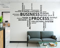 Business Process Wall Decal: Corporate Office Decor