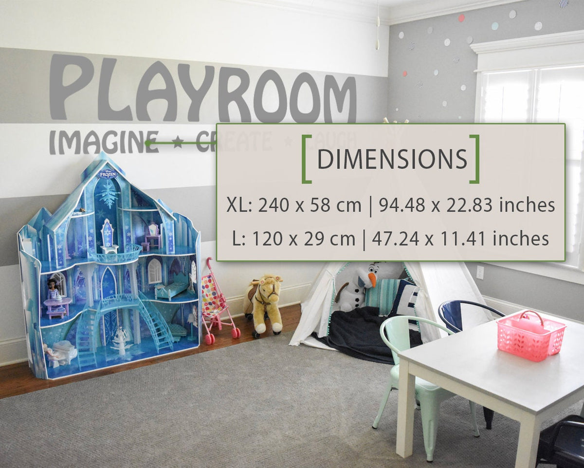 Playroom Wall Decal: Kids Room Decor, Removable Wall Sticker