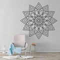 Flower Mandala Wall Decal: Bohemian Wall Art