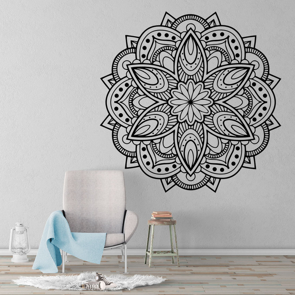Mandala Wall Decal: Sacred Geometry Wall Art Sticker
