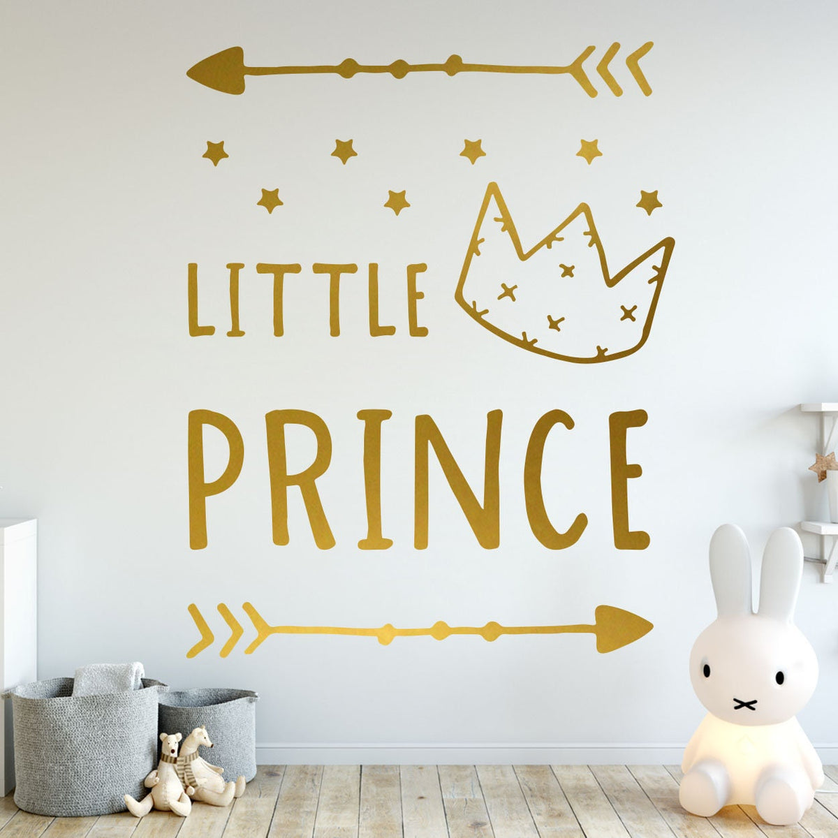 Little Prince Nursery Wall Decal: Baby Boy Room Decor