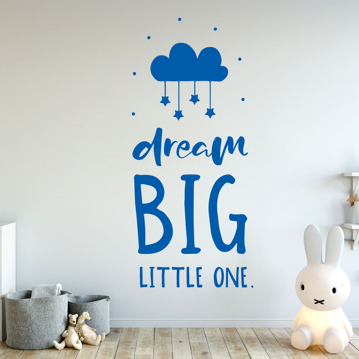 Dream Big Nursery Wall Decal, Baby Room Decor
