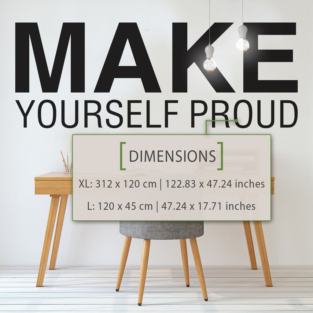 Motivational Office Wall Decal: Inspiring Quote Decor