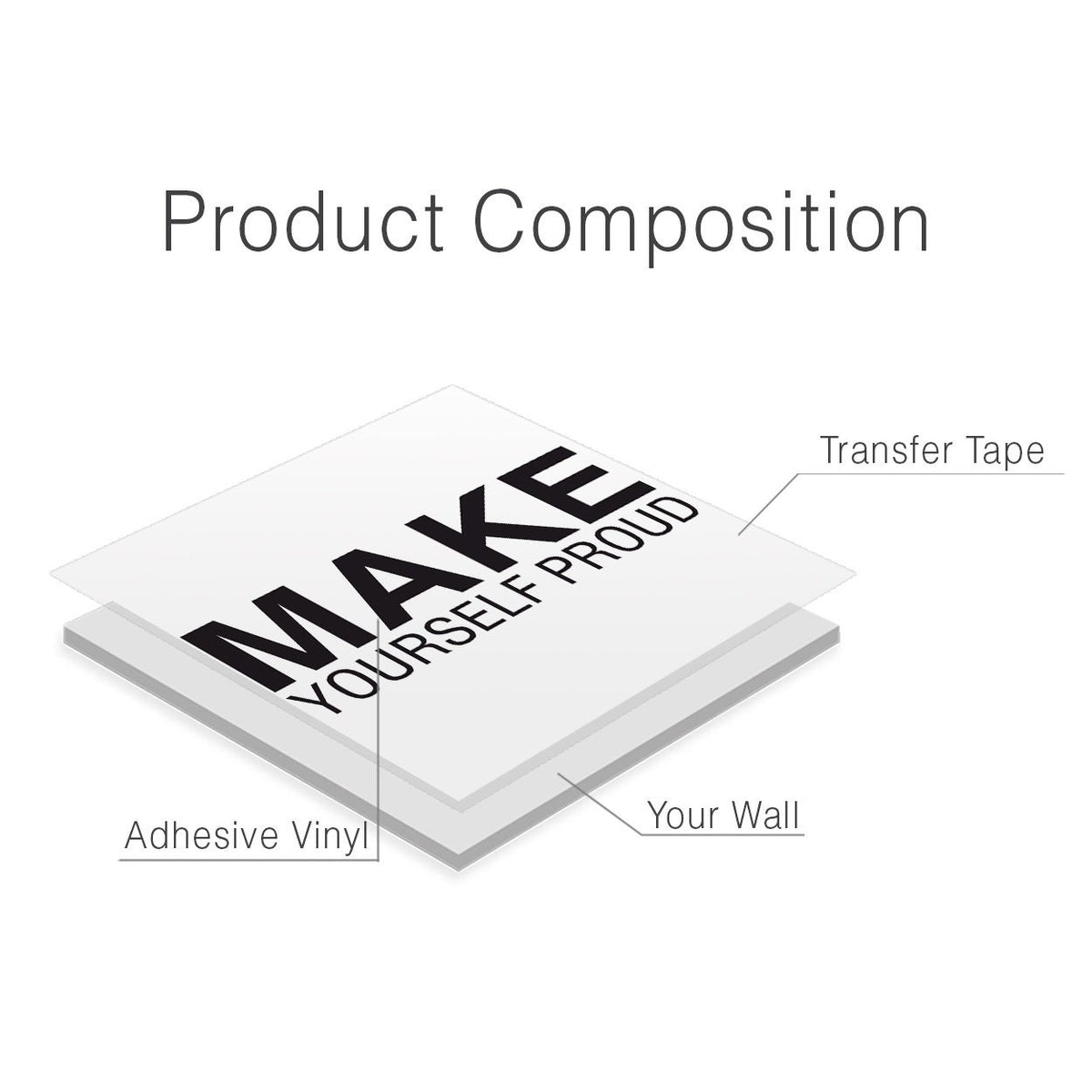 Motivational Office Wall Decal: Inspiring Quote Decor