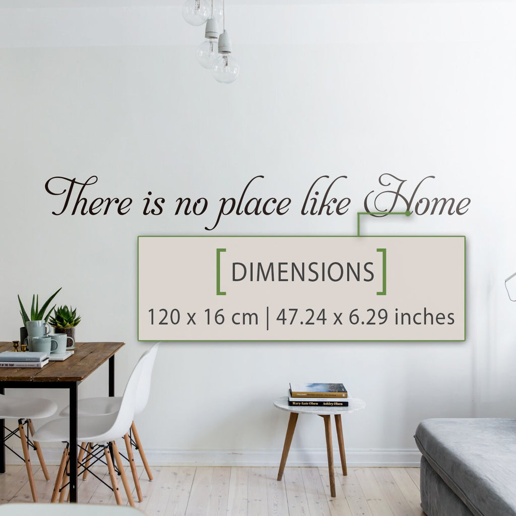 There Is No Place Like Home Vinyl Wall Decal, Home Decor