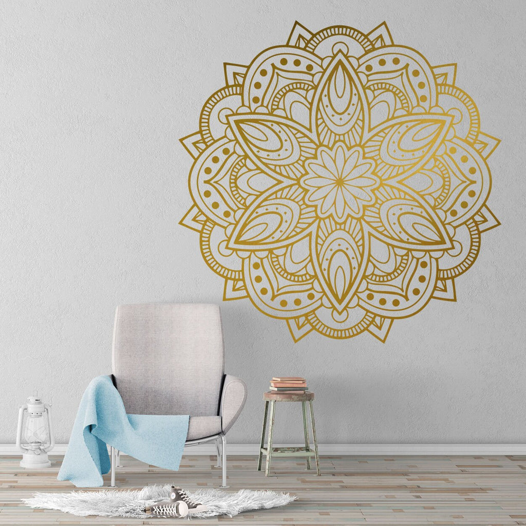 Mandala Wall Decal: Sacred Geometry Wall Art Sticker
