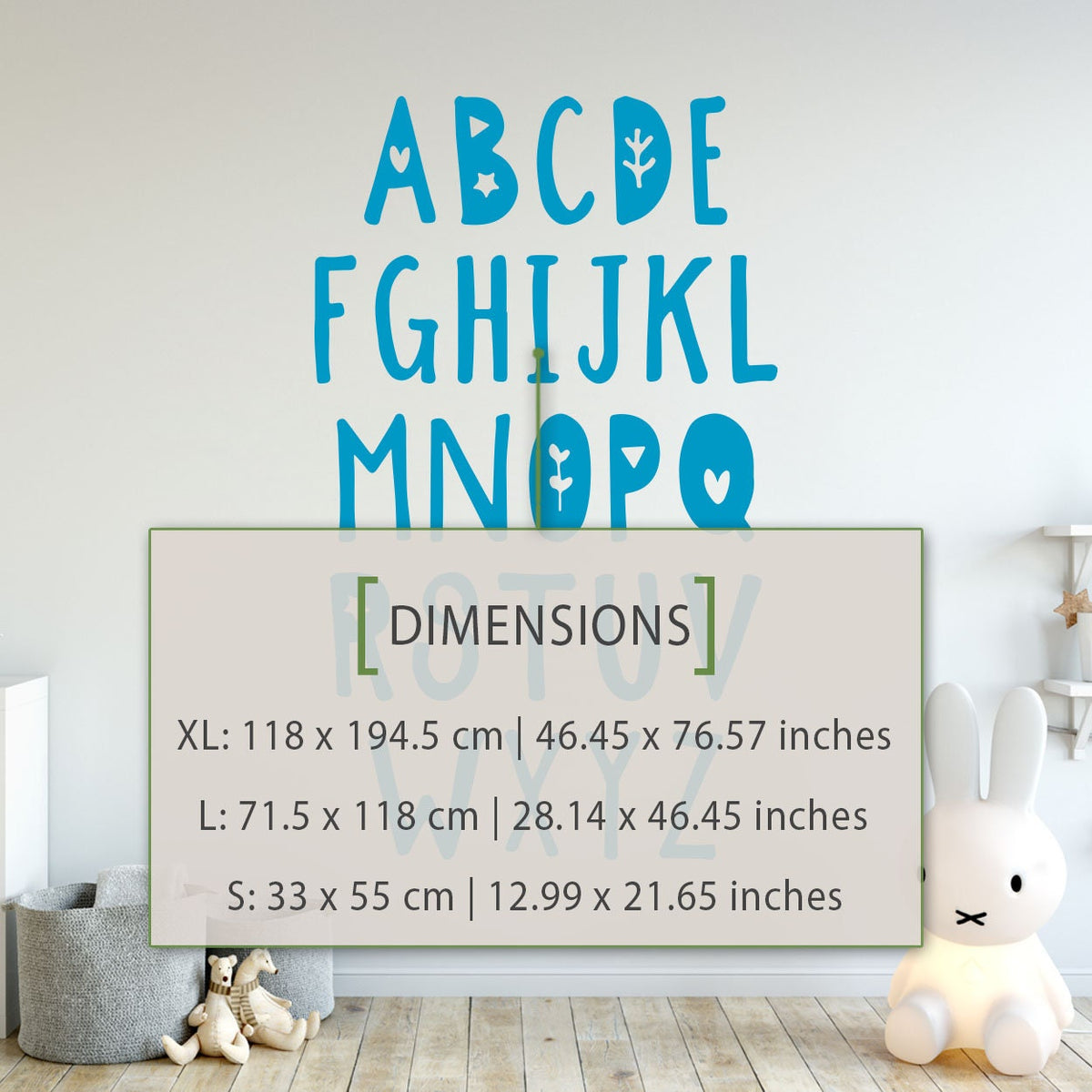 Nursery Alphabet Wall Decal: Playful ABC Decor
