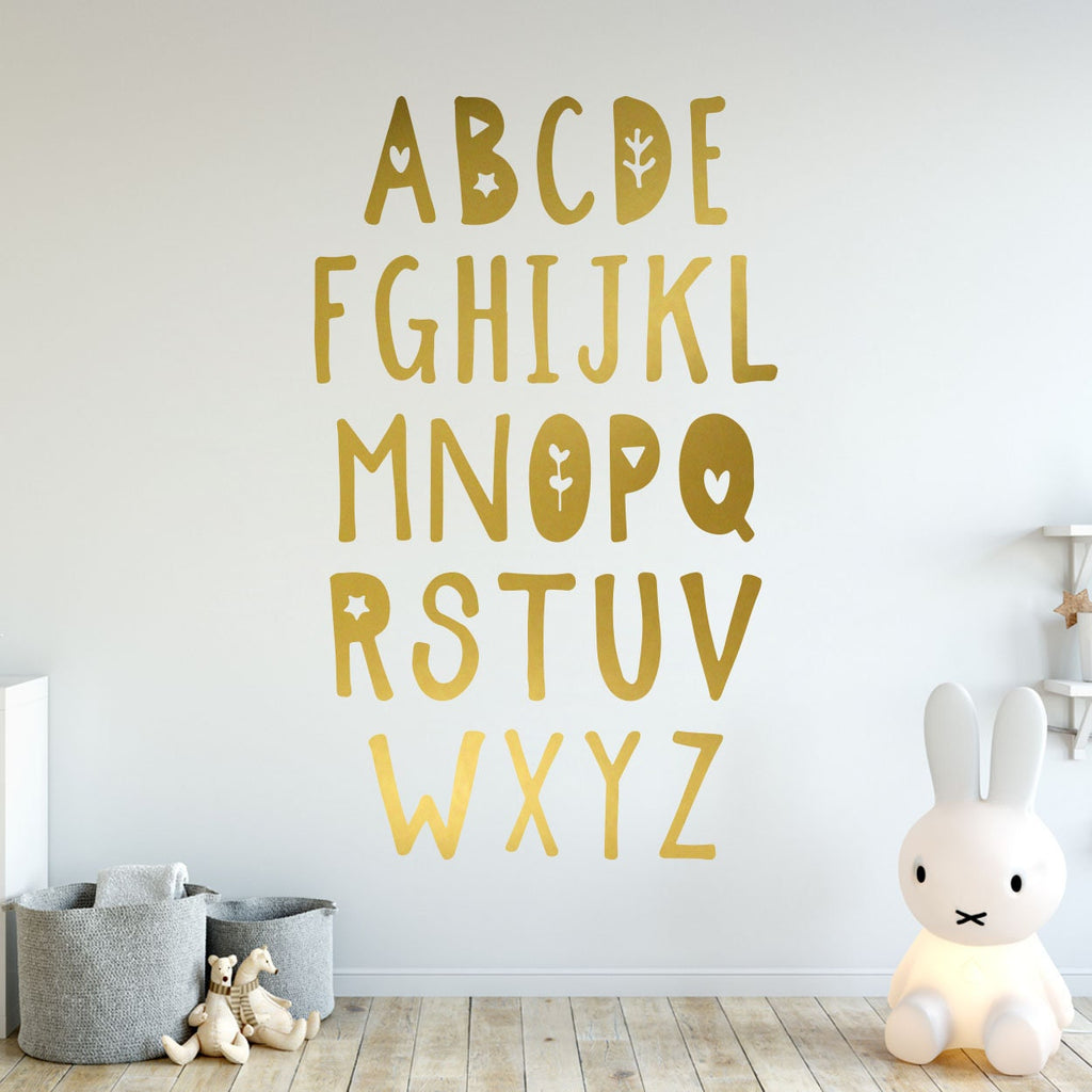Nursery Alphabet Wall Decal: Playful ABC Decor