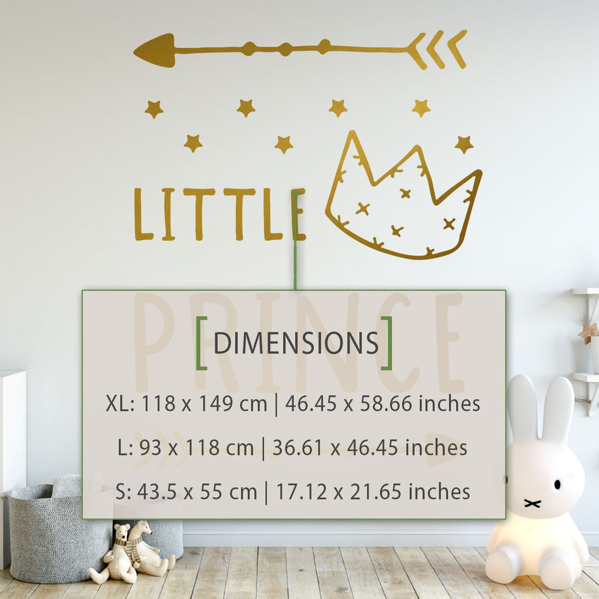 Little Prince Nursery Wall Decal: Baby Boy Room Decor