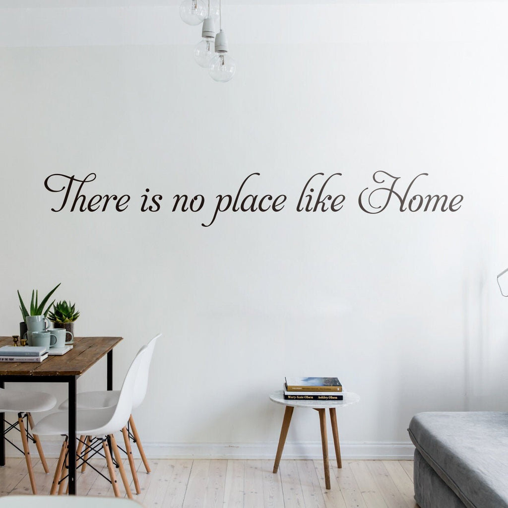 There Is No Place Like Home Vinyl Wall Decal, Home Decor