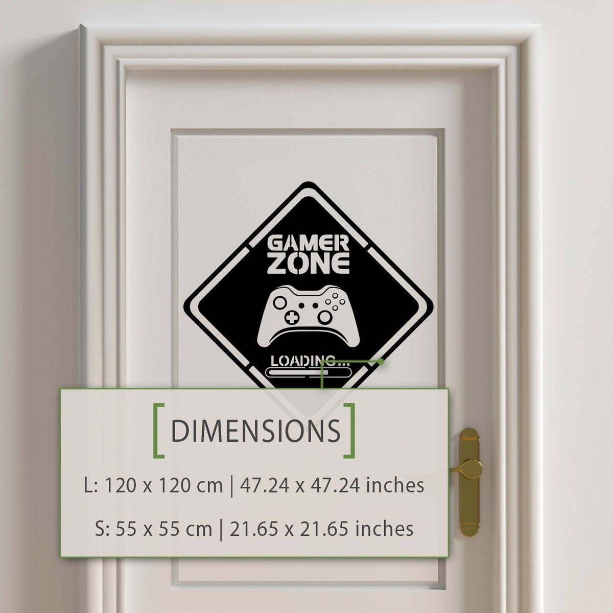 Gamer Zone Wall Decal, Kids Bedroom Gamer Decor, Controller Vinyl Sticker