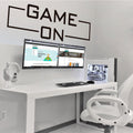 Game On Wall Decal, Gamer Room Decor, Gaming Setup Sticker, Minimalist Vinyl Art