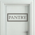 Pantry Door Vinyl Decal: Farmhouse Kitchen Organization