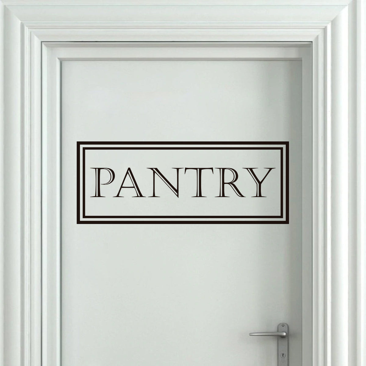 Pantry Door Vinyl Decal: Farmhouse Kitchen Organization