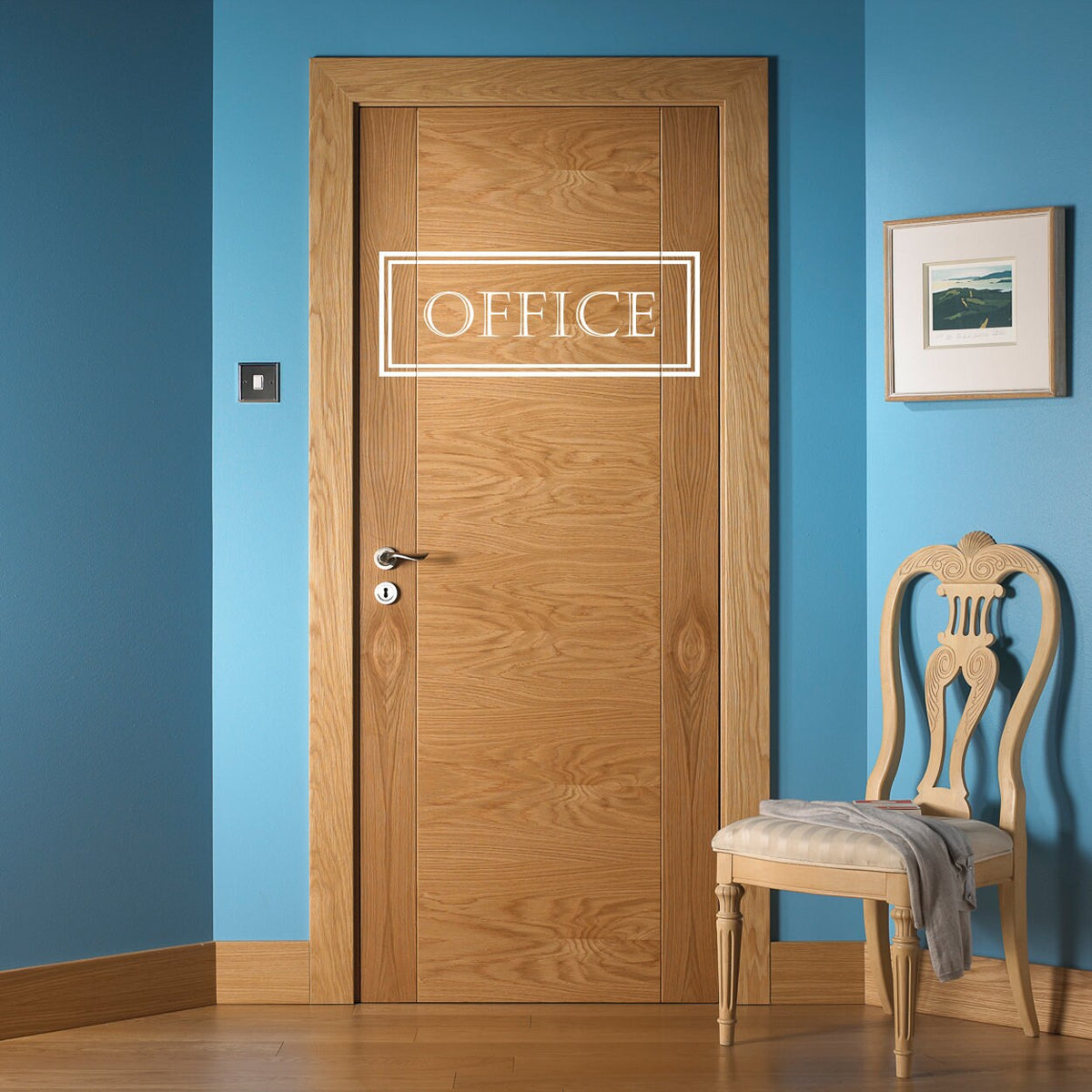 Office Door Vinyl Decal: Home Office Decor, Organization Sticker