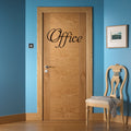 Office Door Vinyl Decal: Matte Finish, Custom Sizes Available