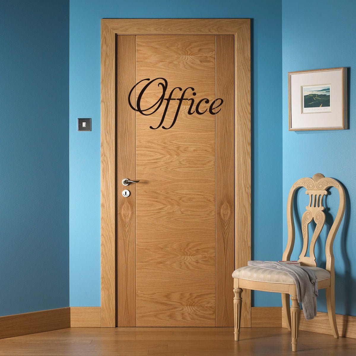 Office Door Vinyl Decal: Matte Finish, Custom Sizes Available