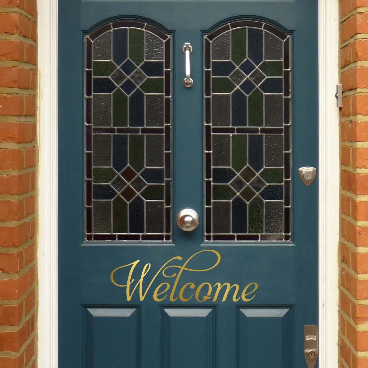Welcome Vinyl Decal: Door Sticker, Home Decor, Gift