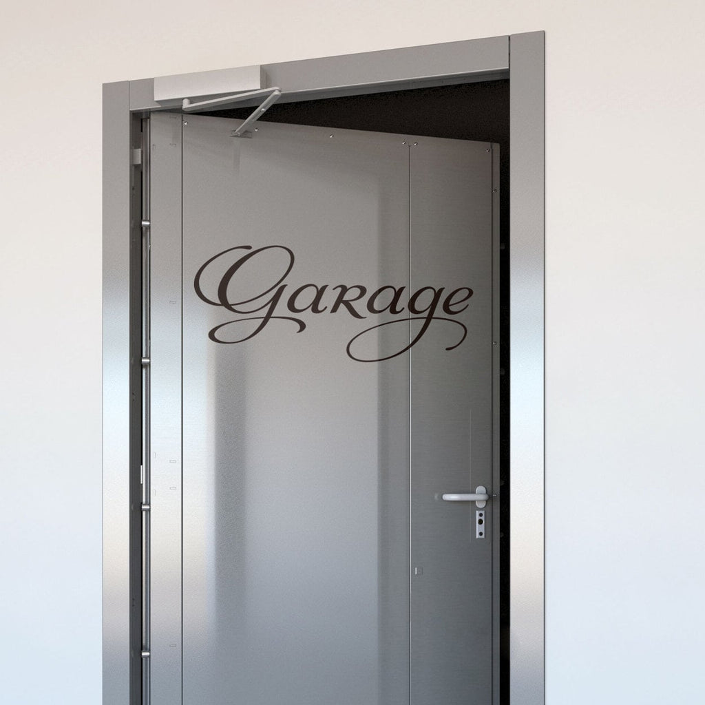 Garage Door Vinyl Decal: Home Decor Sticker