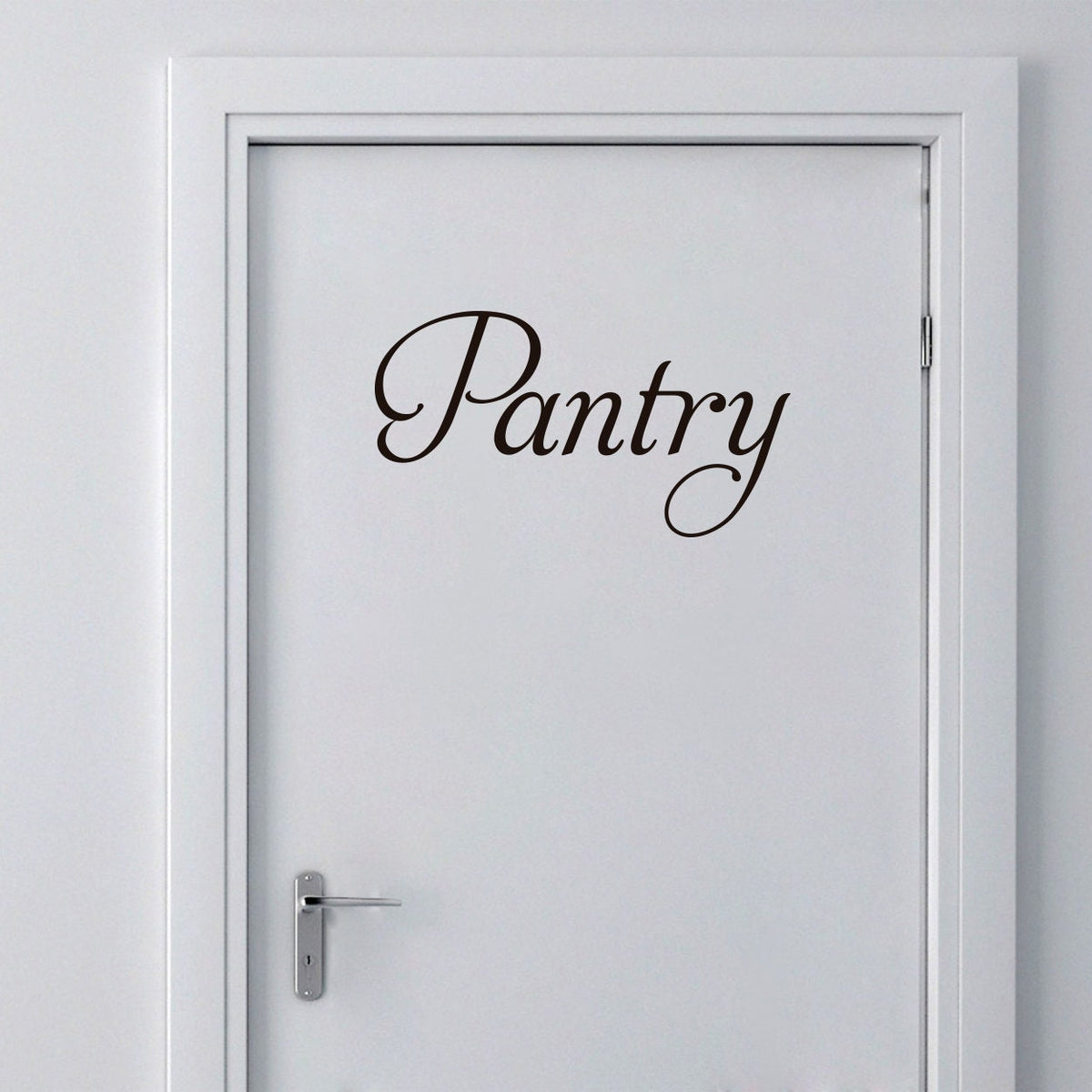 Pantry Door Vinyl Decal: Traditional Kitchen Decor