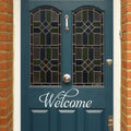 Welcome Vinyl Decal: Door Sticker, Home Decor, Gift