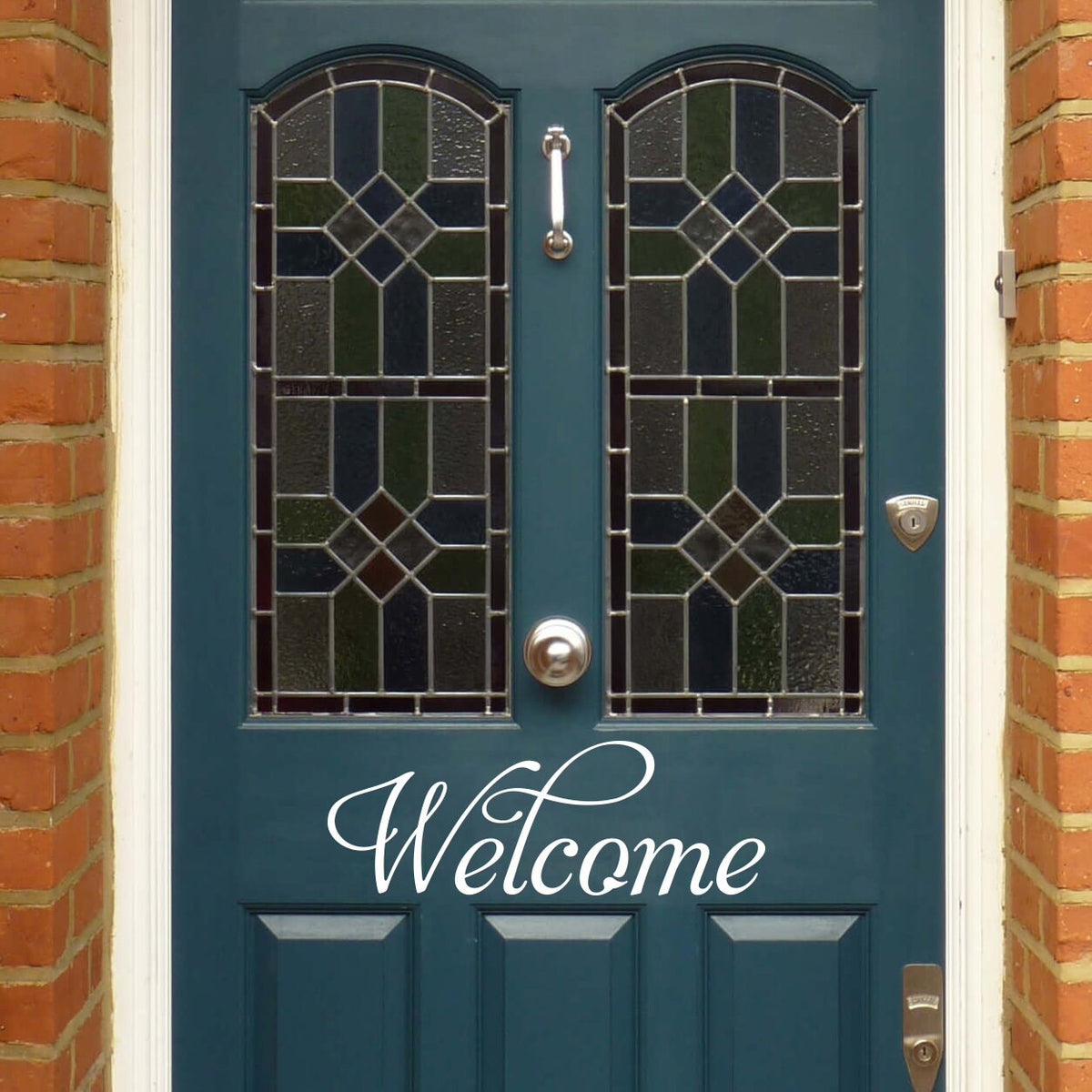 Welcome Vinyl Decal: Door Sticker, Home Decor, Gift