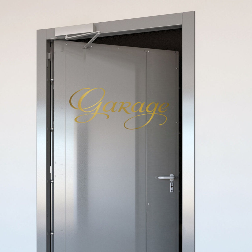 Garage Door Vinyl Decal: Home Decor Sticker