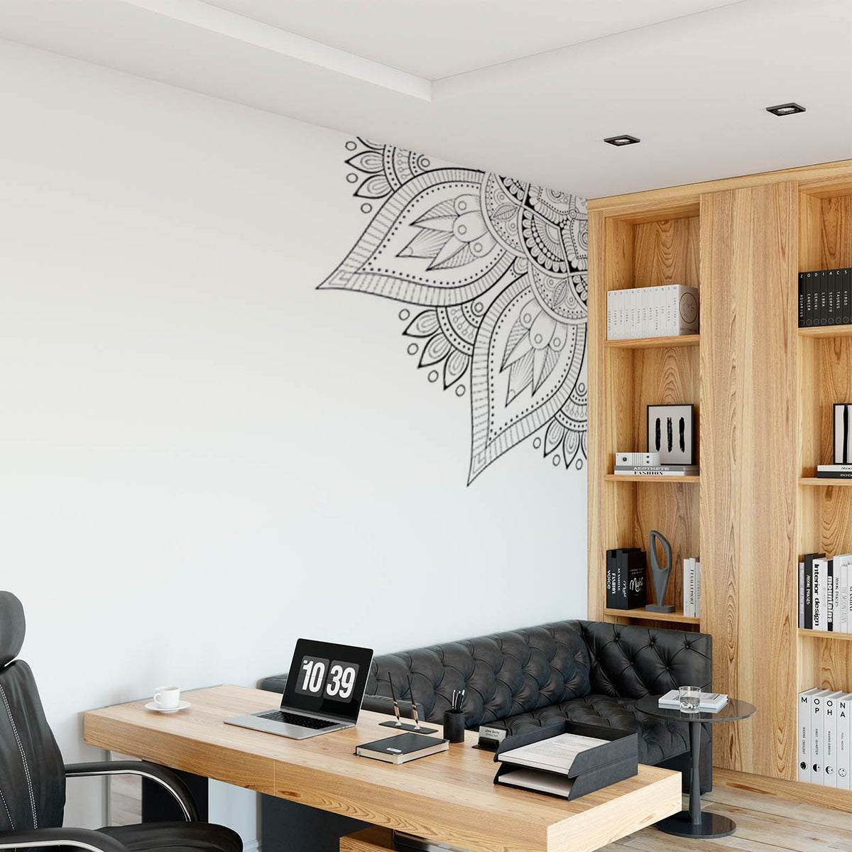 Sacred Geometry Mandala Wall Decal: Bohemian Wall Art
