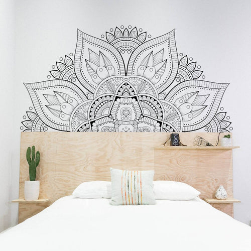 Sacred Geometry Mandala Wall Decal: Bohemian Wall Art