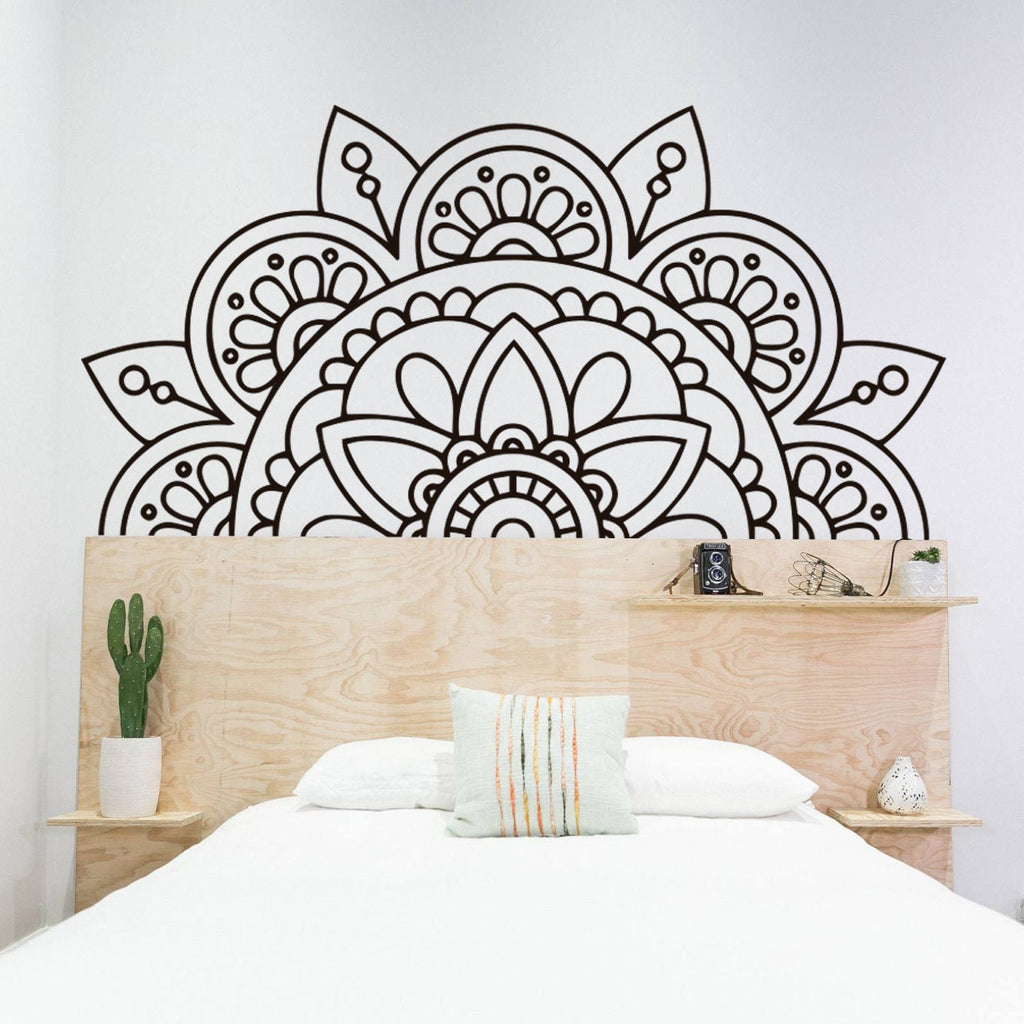 Mandala Wall Sticker: Bohemian Wall Art Decor