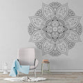 Sacred Geometry Mandala Wall Decal: Bohemian Wall Art